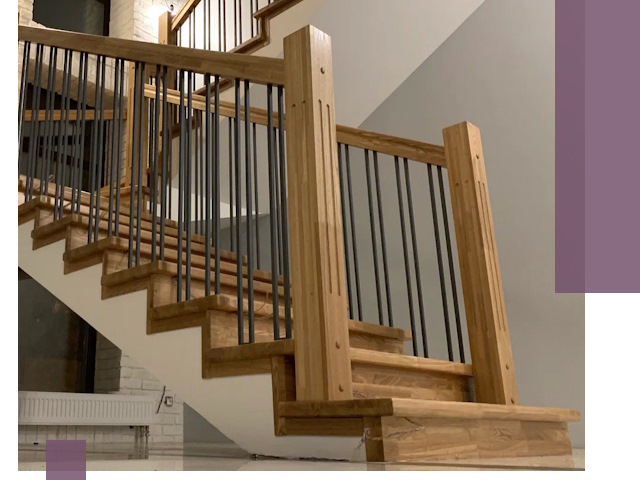 Реставрация деревянных и металлических лестниц в Черемхове