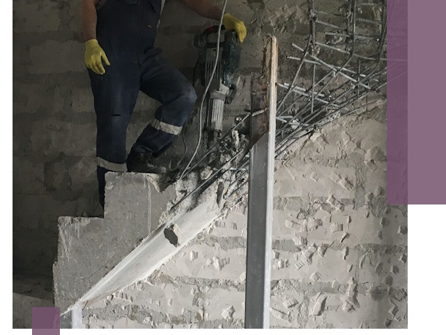 Демонтаж металлических и бетонных лестниц в Черемхове