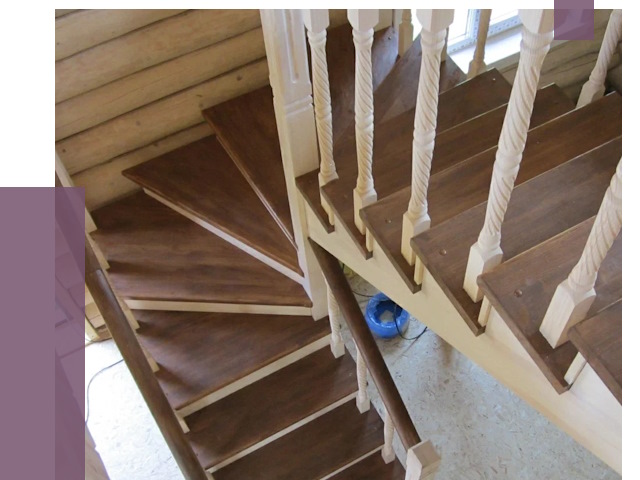 Реставрация деревянных лестниц в Черемхове от 4379 руб.