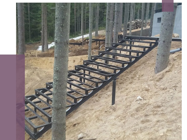 Монтаж металлических лестниц в Черемхове от 13814 руб. 