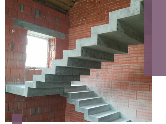 Бетонные лестницы под ключ в Черемхове: монтаж, демонтаж, ремонт