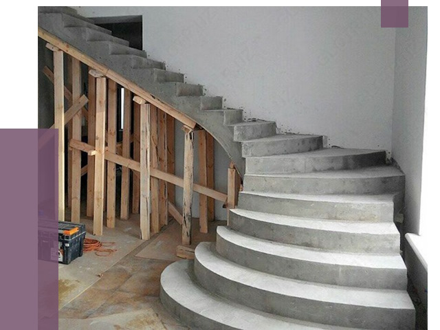 Изготовление бетонных лестниц под ключ в Черемхове от 20331 руб. | ПРОЛЁТ-Чрм