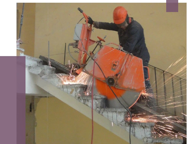 Демонтаж бетонных лестниц в Черемхове от 4692 руб. за м2 | ПРОЛЁТ-Чрм