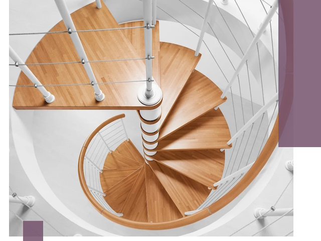 Изготовление винтовых лестниц под ключ в Черемхове