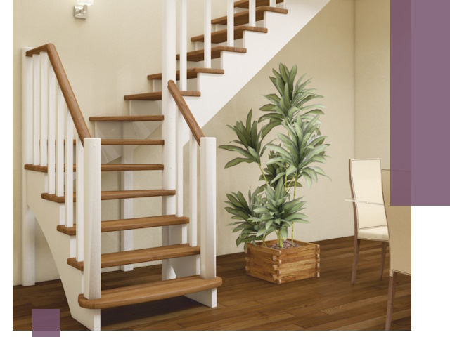 Г-образные лестницы под ключ в Черемхове — изготовление и монтаж