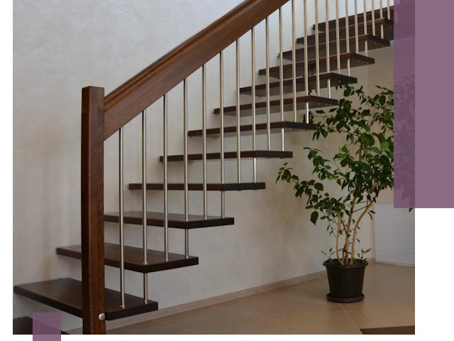 Лестницы на больцах под ключ в Черемхове – изготовление и монтаж