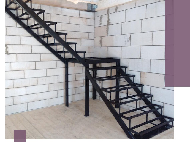 Лестницы на металлокаркасе под ключ в Черемхове — изготовление и монтаж