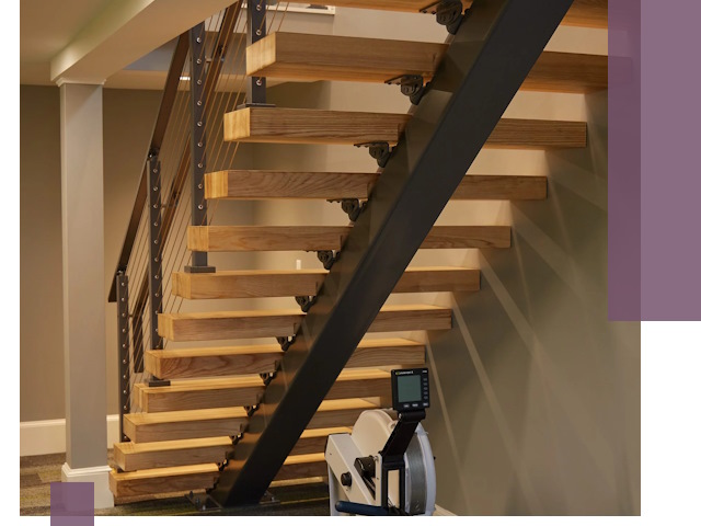 Лестницы на монокосоурах под ключ в Черемхове - изготовление и монтаж