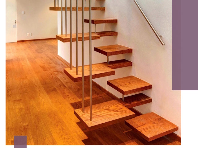 Лестницы «гусиный шаг» на заказ в Черемхове для узких пространств