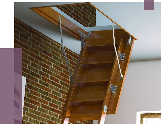 Установка чердачной лестницы в Черемхове от 7976 руб. | ПРОЛЁТ-Чрм