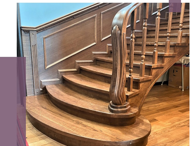 Дубовые лестницы под ключ в Черемхове от 179849 руб. — ПРОЛЁТ-Чрм