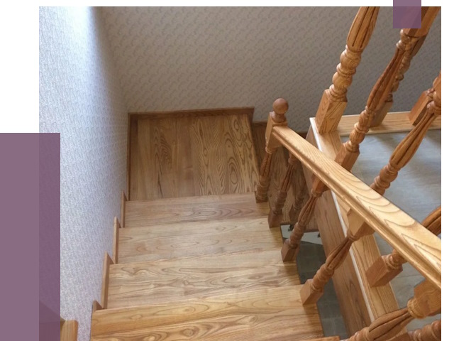 Сосновые лестницы в Черемхове под ключ от 8237 руб.  | ПРОЛЁТ-Чрм