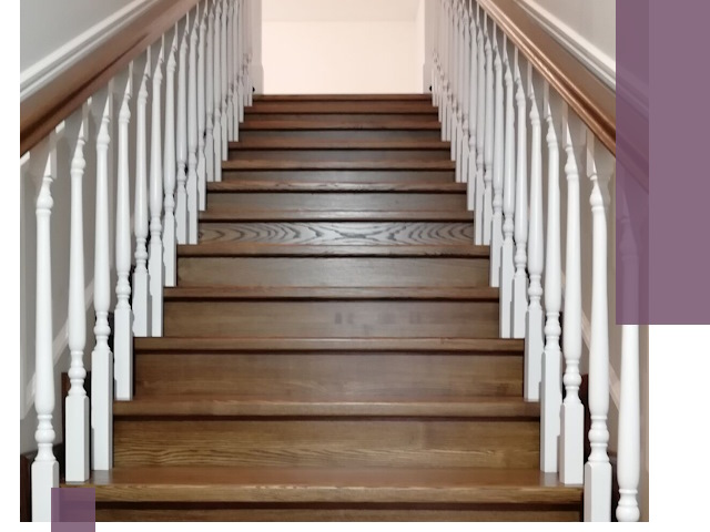 Лестницы из ясеня на заказ в Черемхове — изготовление и монтаж