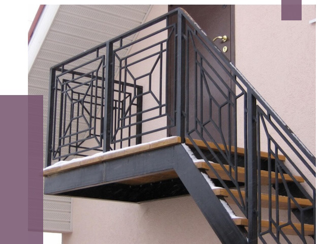 Металлические перила в Черемхове от 4379 руб.  | ПРОЛЁТ-Чрм