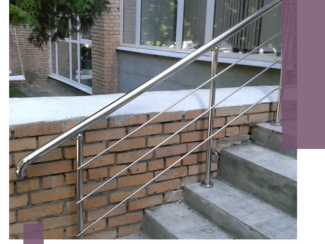 Перила из нержавеющей стали высокого качества в Черемхове