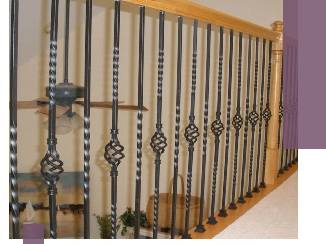 Изготовление и монтаж кованных перил в Черемхове под ключ