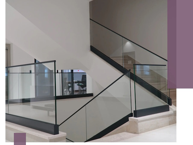 Стеклянные перила премиум-класса с установкой в Черемхове