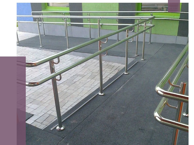 Ограждения пандусов в Черемхове от 4431 руб. монтаж | ПРОЛЁТ-Чрм