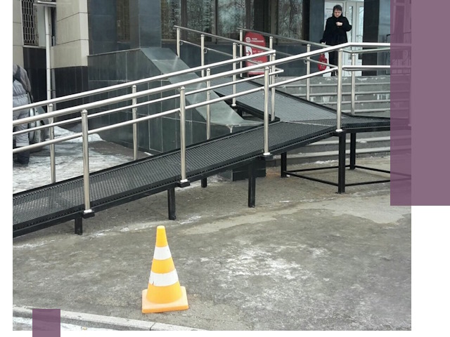 Стационарные пандусы под ключ в Черемхове — изготовление и монтаж