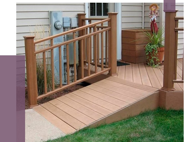 Пандус на крыльцо в Черемхове под ключ от 7924 руб.