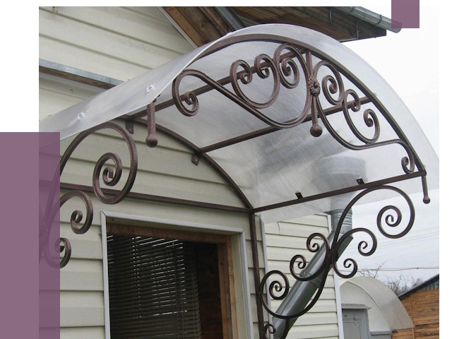 Изготовление козырьков в Черемхове от 7507 руб. — заказать | ПРОЛЁТ-Чрм