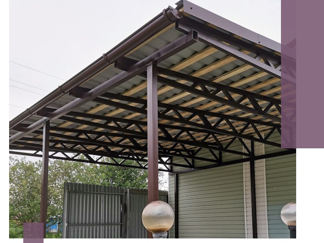 Навесы под ключ в Черемхове: изготовление, монтаж и гарантия