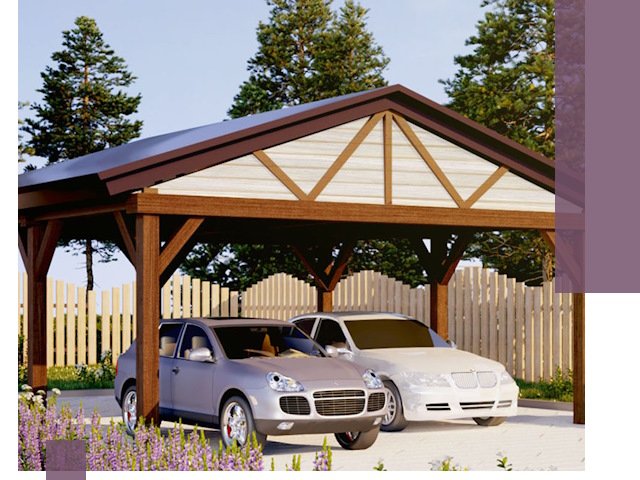 Навесы для автомобиля в Черемхове — изготовление и монтаж