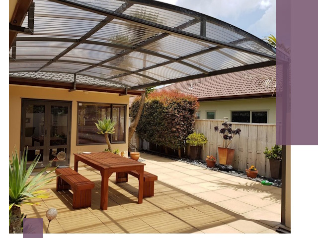 Навесы во двор под ключ в Черемхове — изготовление и монтаж