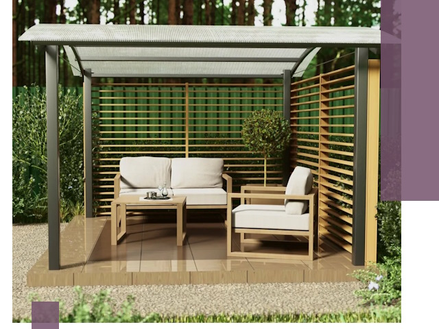 Навесы для дачи в Черемхове: изготовление, монтаж и демонтаж