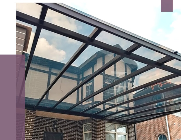 Навесы из поликарбоната в Черемхове от 8779 руб. под ключ — ПРОЛЁТ-Чрм