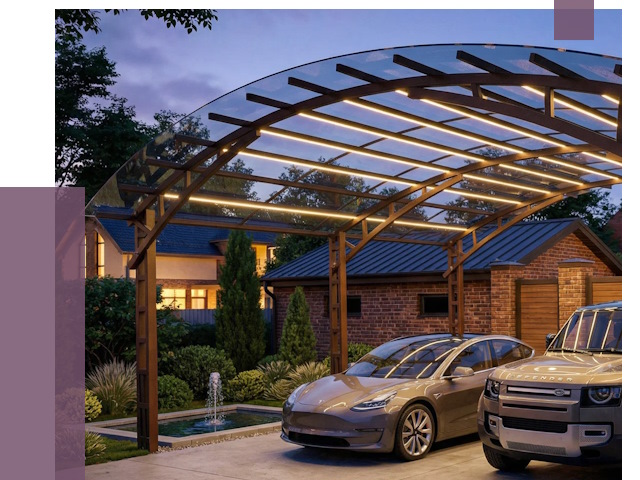 Металлические навесы в Черемхове от 12928 руб. под ключ — ПРОЛЁТ-Чрм