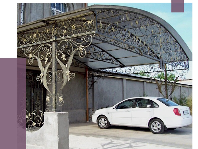 Кованые навесы в Черемхове от 14857 руб. | ПРОЛЁТ-Чрм