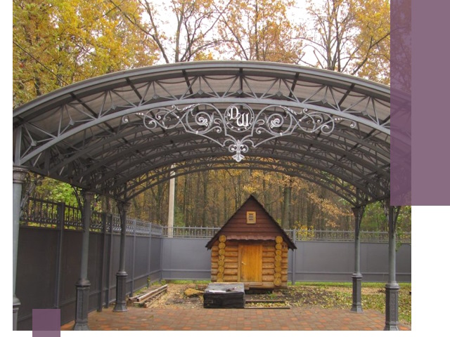 Кованые навесы премиум-класса под заказ в Черемхове