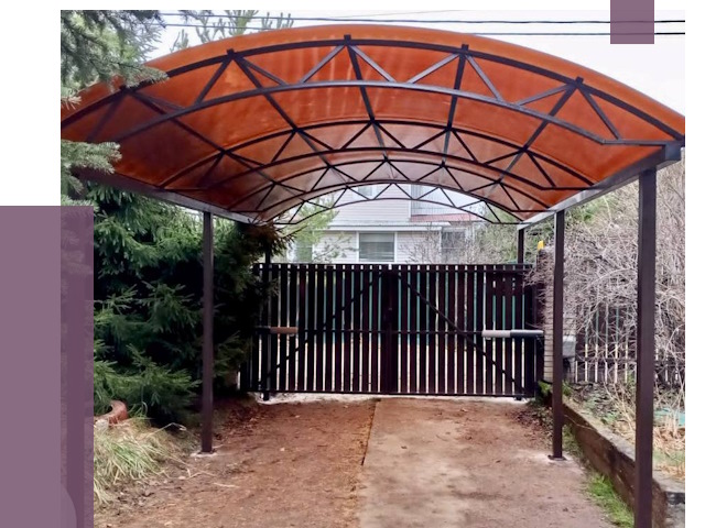 Арочные навесы в Черемхове от 12980 руб. — изготовление и монтаж | ПРОЛЁТ-Чрм