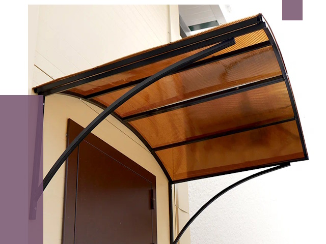 Недорогие козырьки в Черемхове от 7736 руб.  | ПРОЛЁТ-Чрм