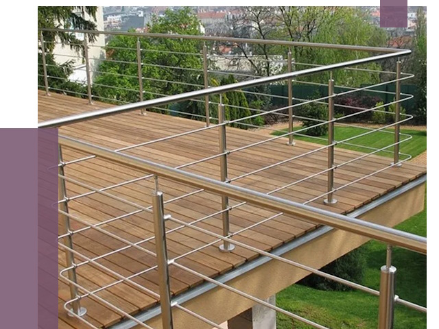 Алюминиевые парапеты в Черемхове под ключ от 7924 руб. 