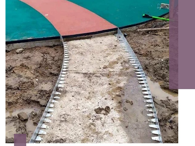 Металлические бордюры для дорожек в Черемхове — монтаж и изготовление