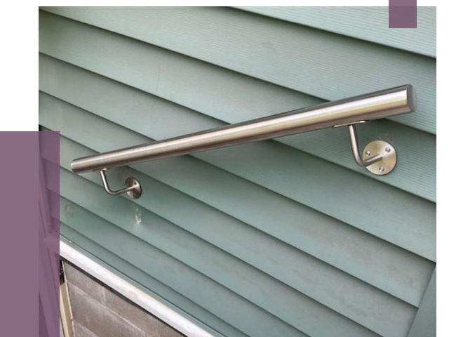 Поручни из нержавеющей стали в Черемхове от 7820 руб.  | ПРОЛЁТ-Чрм